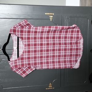 Plaid soft tee